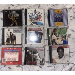 60’s Rhythm & Blues CDs. Lot Of 9. Sam Cooke Little Richard Chuck Berry & More